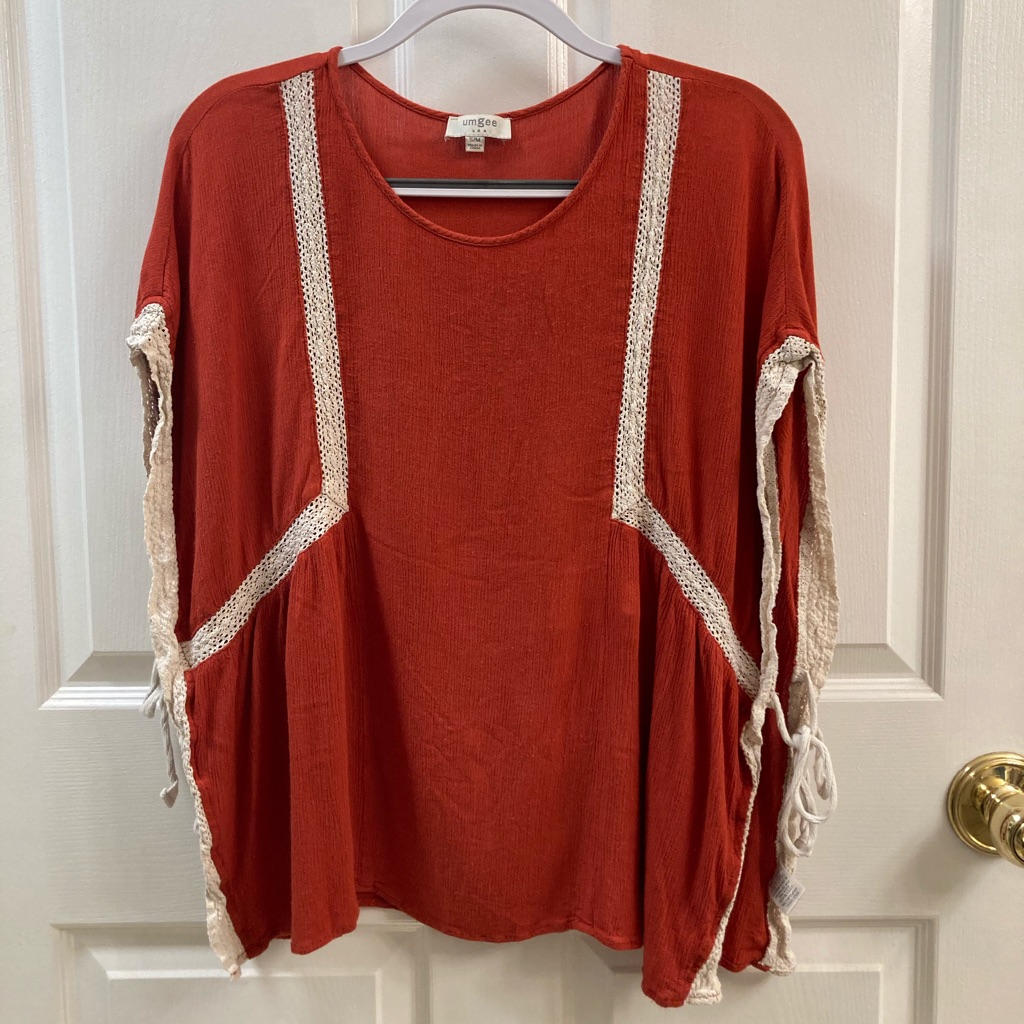 Umgee Rust Split-Side Top